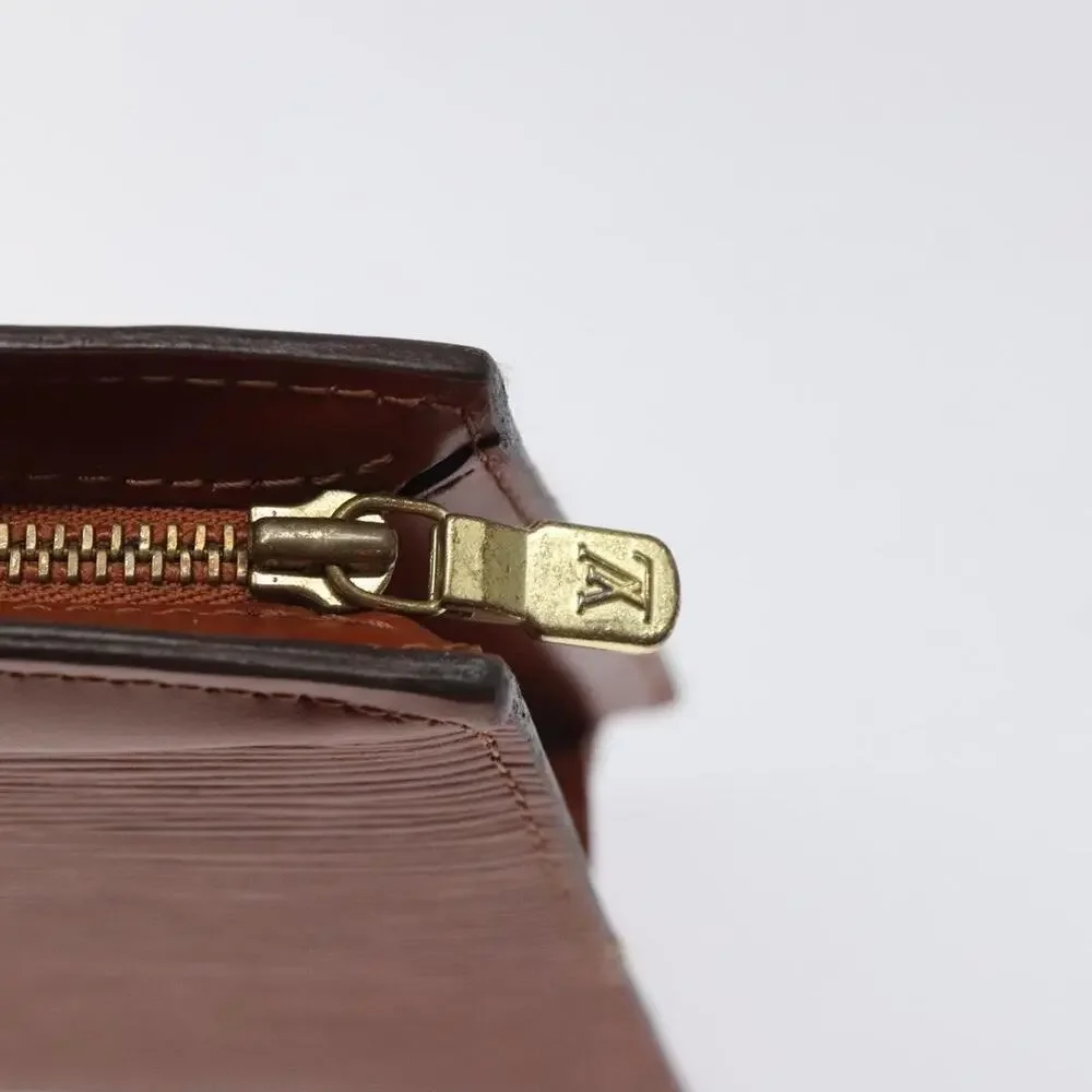 Louis Vuitton Epi Trousse Crete Pouch Brown
